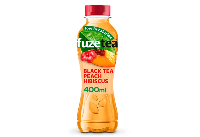 0.4 lt Fuze Tea Peach Hibiscus