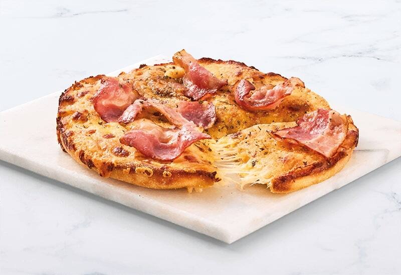 Cheesy bread: Bacon and Cheese