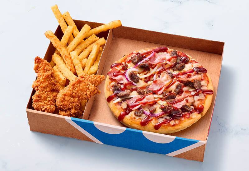 Mini Pizza BBQ Grill + 2 accompagnements